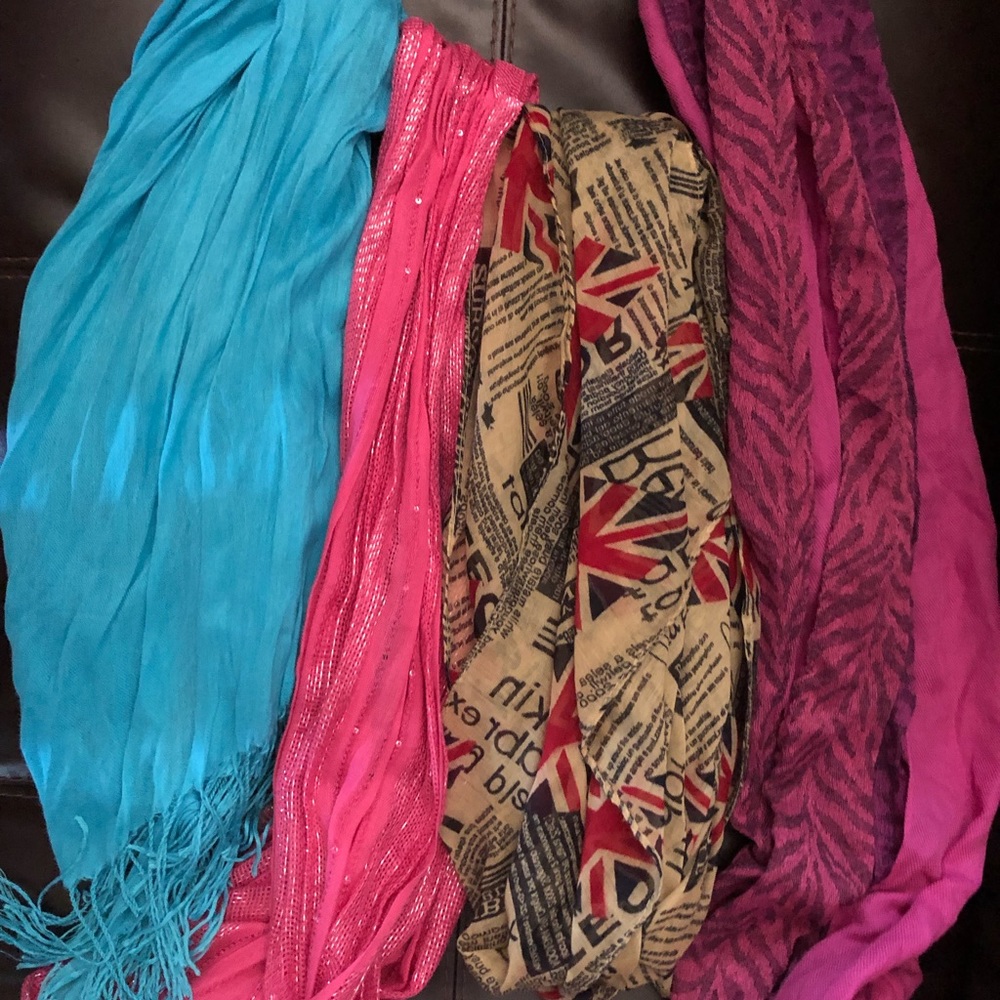 Assorted scarves